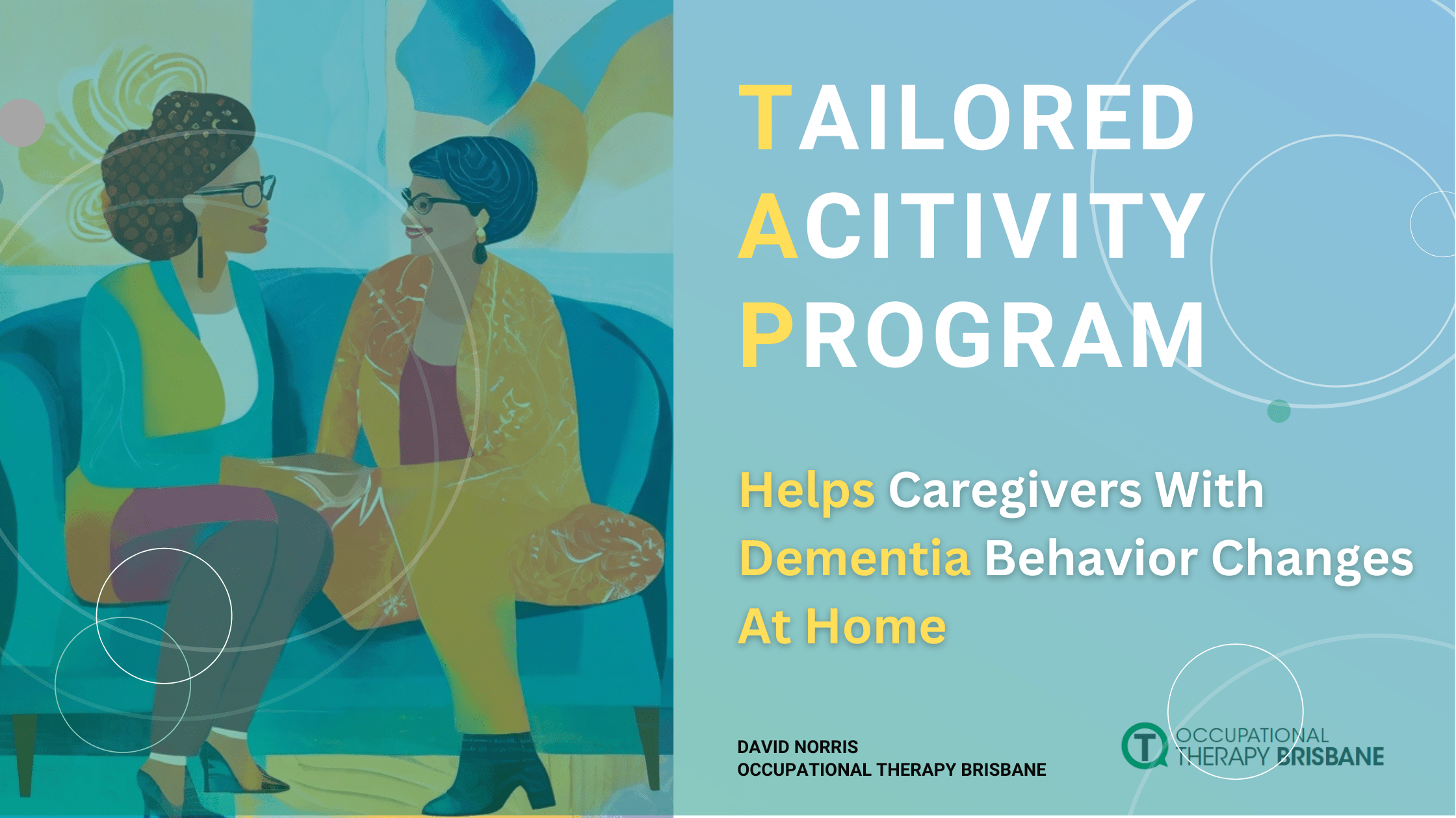 A Carer and their loved one living with Dementia.