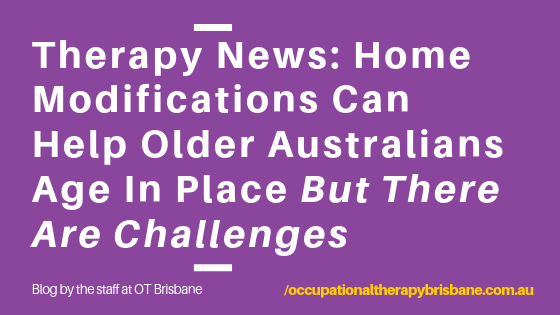 Therapy News: Home Modifications