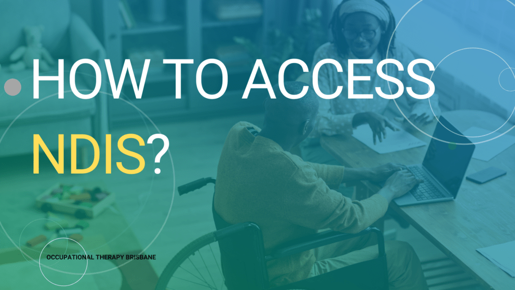 A person in a wheelchair with an OT