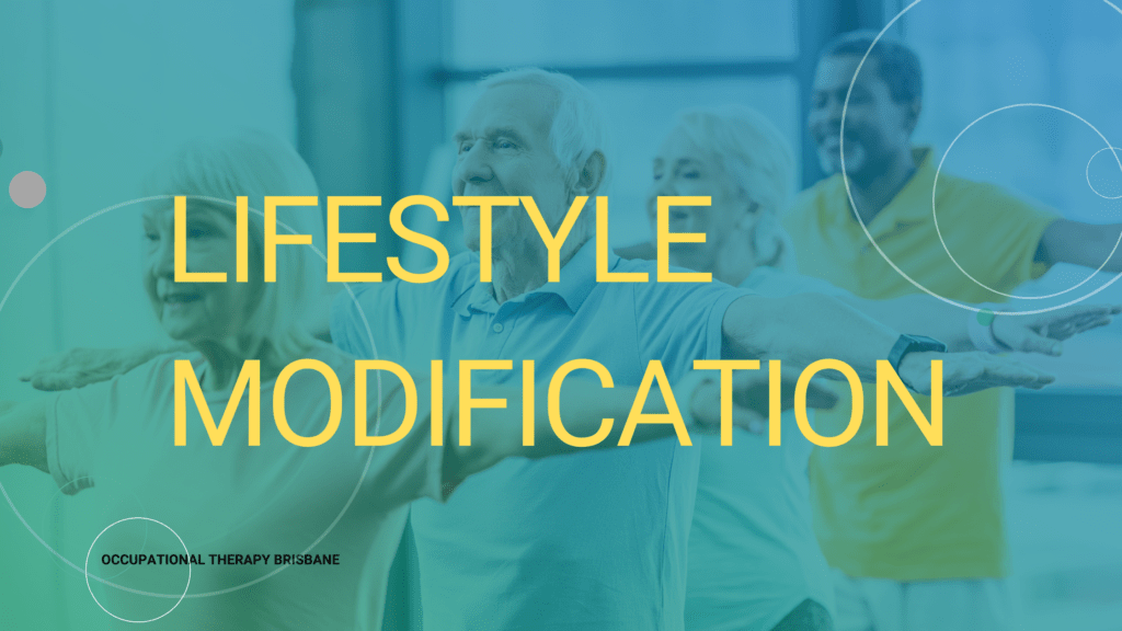People exercising 